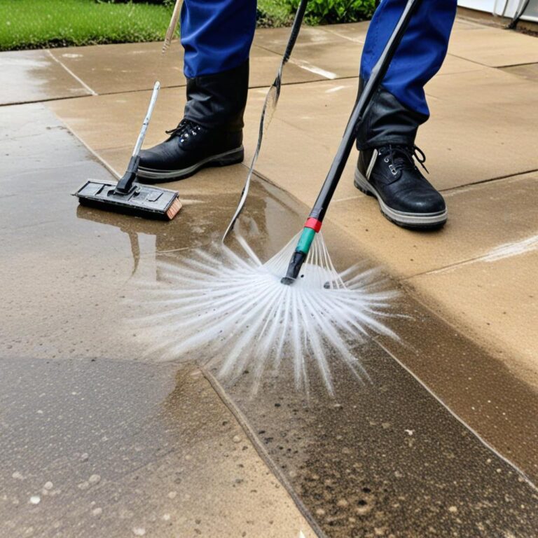 Professional soft washing service in Charleston SC, cleaning outdoor surfaces with care and precision.